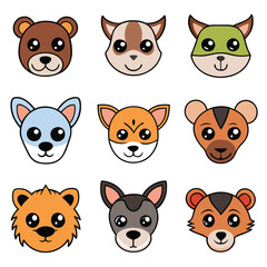 Fototapeta premium A diverse Vector set Illustrator Artwork Design