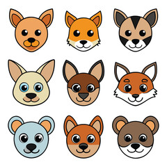 Fototapeta premium A diverse Vector set Illustrator Artwork Design