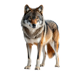 Realistic Wolf on Transparent Background for Creative Projects