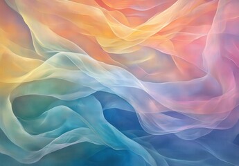 Obraz premium A detailed close up showcasing a vibrant and colorful swirl of fabric