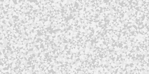 Seamless geometric pattern square shapes low polygon backdrop background. Abstract geometric wall tile and metal cube background triangle wallpaper. Gray and white polygonal background.