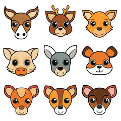 Fototapeta premium A diverse Vector set Illustrator Artwork Design