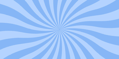 Abstract blue retro sunburst pattern colorful design. Vintage sunrays illustration swirl grunge backdrop line. sun beam vector banner design and comic burst gradient concept pattern.	
