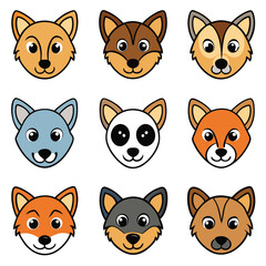 Fototapeta premium A diverse Vector set Illustrator Artwork Design