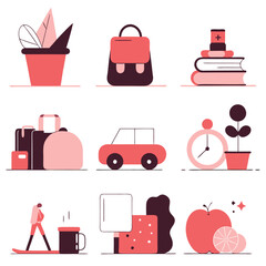 A diverse Vector set Illustrator Artwork Design