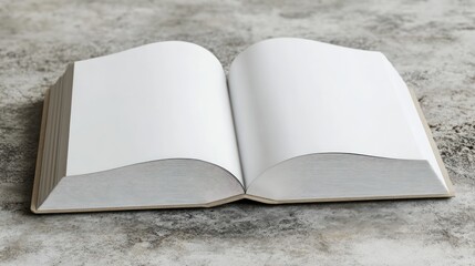 Fototapeta premium Open book, blank pages
