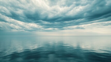 Obraz premium The mystical horizon looked like the edge of another world