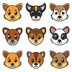 Fototapeta premium A diverse Vector set Illustrator Artwork Design