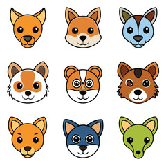 Fototapeta premium A diverse Vector set Illustrator Artwork Design