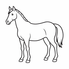  Horse vector art silhouette.
