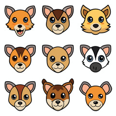 Fototapeta premium A diverse Vector set Illustrator Artwork Design