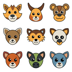 Fototapeta premium A diverse Vector set Illustrator Artwork Design