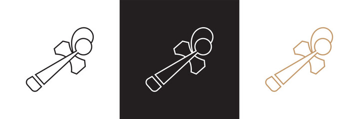 Kendama Toy icon. Vector illustration. isolated on white and black background. EPS 10