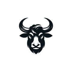 vector illustration of a bull