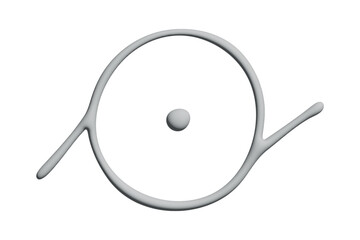 3d epicene gender identity icon Symbol used to represent sex and gender