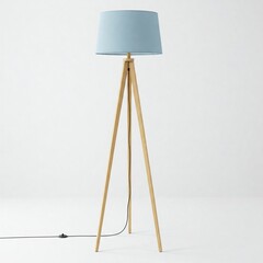 Blue floor lamp