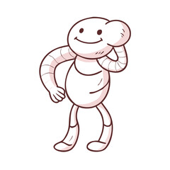 Obraz premium cartoon, baby, illustration, vector, animal, child, bear, boy, kid, character, funny, fun, toy, comic, drawing, love, cute, isolated, smile, pink, clipart, smiling, happiness, art, angel