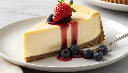 New York Cheesecake Close-Up