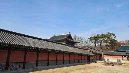 Korean palace beautiful and quiet scenery