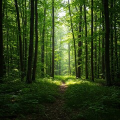 Obraz premium path in the forest