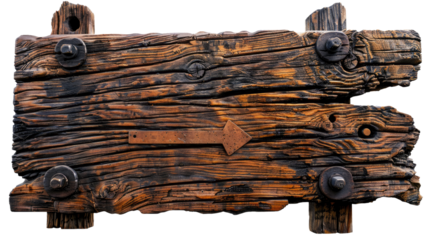 Wooden Signpost's Guidance: A weathered wooden signpost, its grain etched with time and its arrow pointing the way, stands as a testament to enduring craftsmanship.