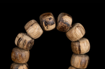 Hand strings made of agarwood