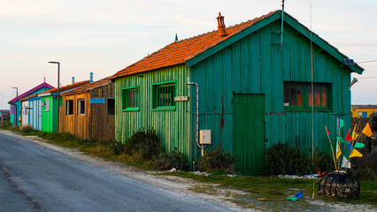 Paysages de l'île d'Oléron, en fin d'après-midi