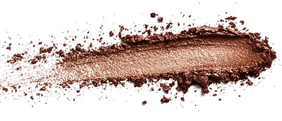 Disheveled brown eyeshadow texture