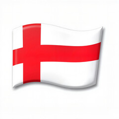 Obraz premium England flag waving symbolizing national pride 