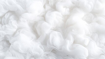 Fototapeta premium Soft White Fluffy Cloud Like Texture Background