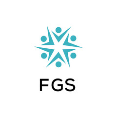 FGS creative minimalist letter logo.