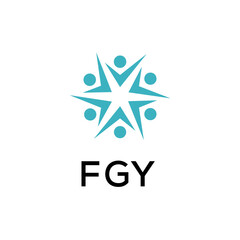 FGY creative minimalist letter logo.