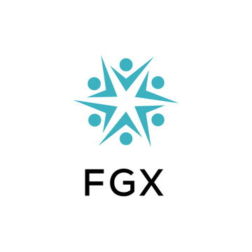 FGX creative minimalist letter logo.
