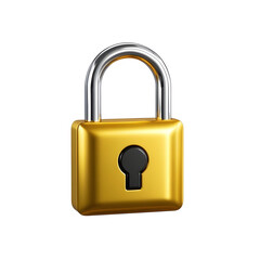 Naklejka premium padlock with key