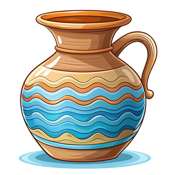 recommend clip art: Clay Jug: Pixel Art Design