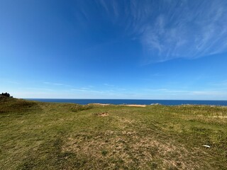 a summer landscape depicting a sunny horizon