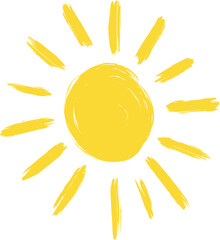 Summer Sun Brush Paint