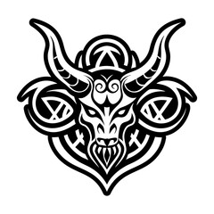 A solid style icon of devil horns symbol