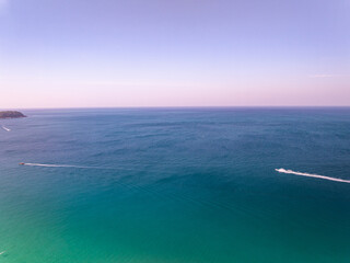 Sea surface aerial view,Bird eye view photo of waves water surface texture,Summer sea...
