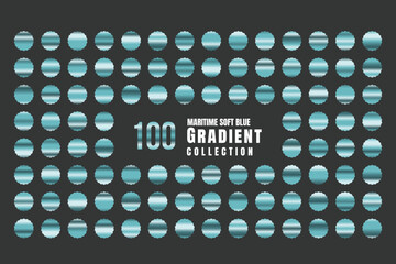 Maritime Soft Blue 100 gradients royalty free gradient