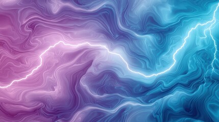 Power Bright lightning bolt striking the sky during a powerful storm.