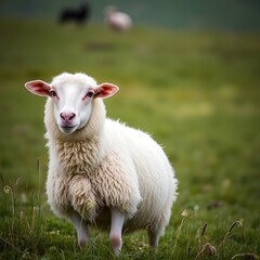 Fototapeta premium Sheep in the field