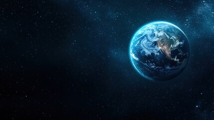 Planet A breathtaking view of Earth from space, highlighting the beauty of the planet.