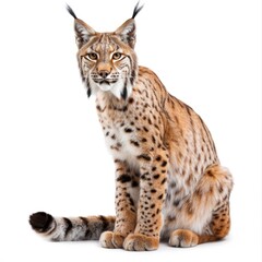 Lynx Isolated on White Background