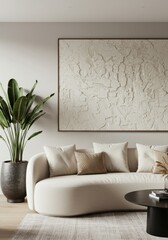 Living Room Corner with Plant