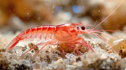 Krill Isolated on White Background