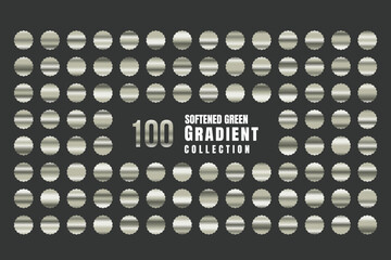 Softened Green light blue smooth