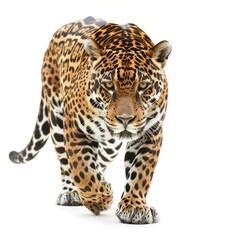 Obraz premium Jaguar Isolated on White Background