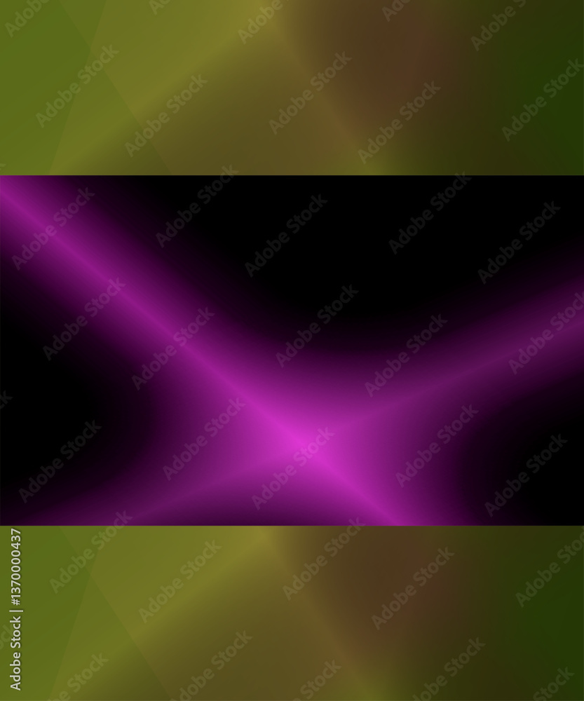 Poster horizontal vector illustration of a multicolored background with three horizontal divisions