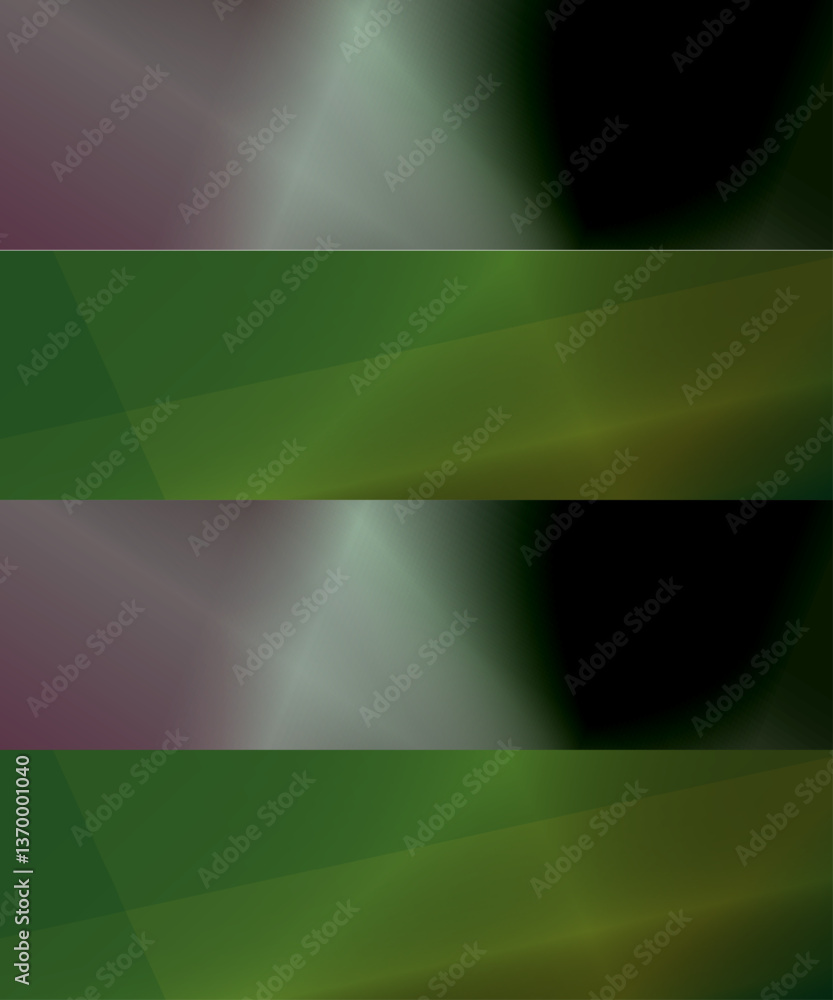 Poster horizontal vector illustration of a multicolored background with three horizontal divisions